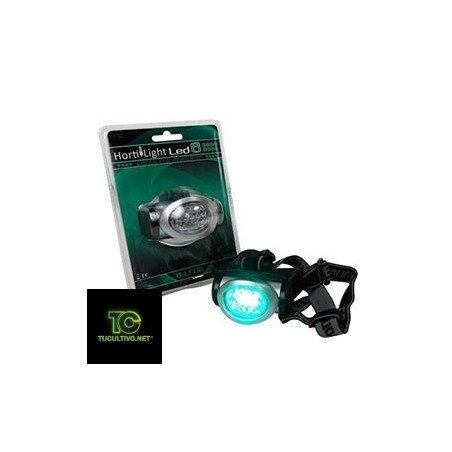 Hortlight Led8 - Linterna Verde para la Cabeza