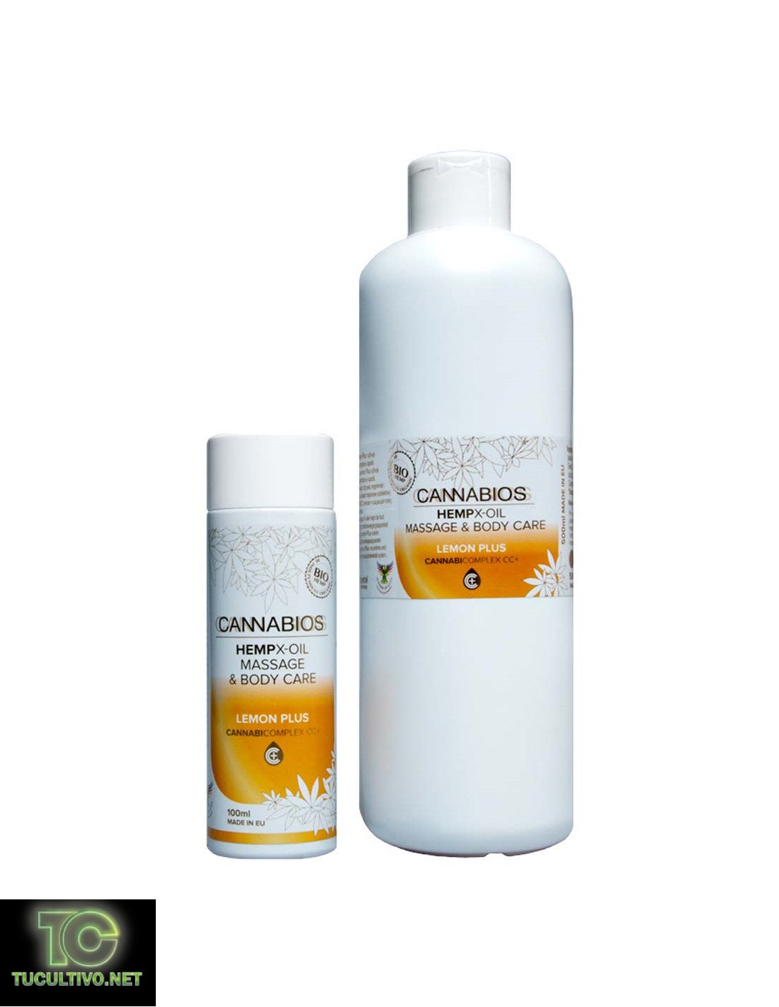 Cannabios Bio Aceite Masaje X-Oil Lemon Plus