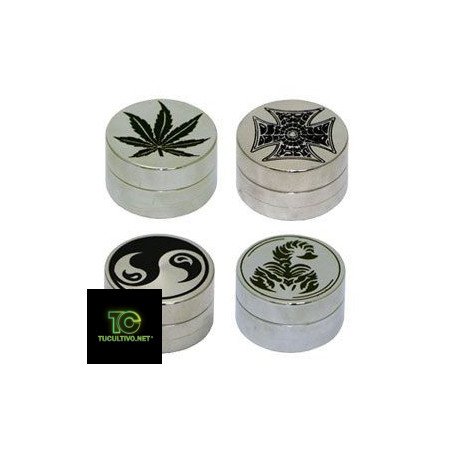 Grinder Électrique - Broyeur de Cannabis Couleur Gris Modèle 17,5 con  polinizador